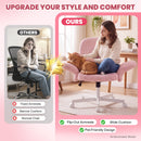 Advwin Cross-Legged Desk Chair with Adjustable Arms