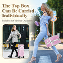 Advwin 4 in 1 Makeup Trolley Case Large Capacity