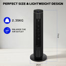 Advwin Electric Tower Fan w/ 90° Oscillation & Remote