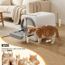 Advwin Semi-Automatic Self-Cleaning Cat Litter Box