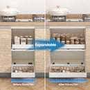 Advwin Extendable Cabinet Organizer with Pull Out