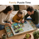 Advwin 1500PCS Wooden Puzzle Table w/ 360° Swivel & 4 Angles