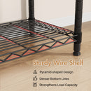 Advwin Portable Closet Wardrobe with 4 Rods & 9 Shelves