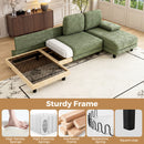 Advwin Sectiona Sofa 4-Seater U Shape Couch