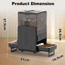 Advwin 5L Automatic Cat Feeder with 5G WiFi for 2 Cats