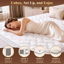 Advwin 30CM Mattress with Individual Pocket Springs White