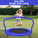 Advwin 36” Mini Trampoline Rebounder Handrail Foldable