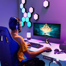 Advwin Electric Standing Gaming Desk RGB LED White (Pre-Order)