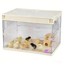 Advwin Foldable Transparent Hamster & Guinea Pig Cage