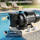 Advwin 2HP Pool Pump 1500W Self Priming High Flow Pump