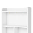 Advwin Set of 2 Tall LED Nightstands w/ Charging Station
