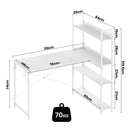 Advwin 110cm L Shaped Computer Desk