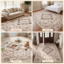 Advwin Vintage Thick Carpet Non-Slip Washable Rug Beige (Pre-Order)