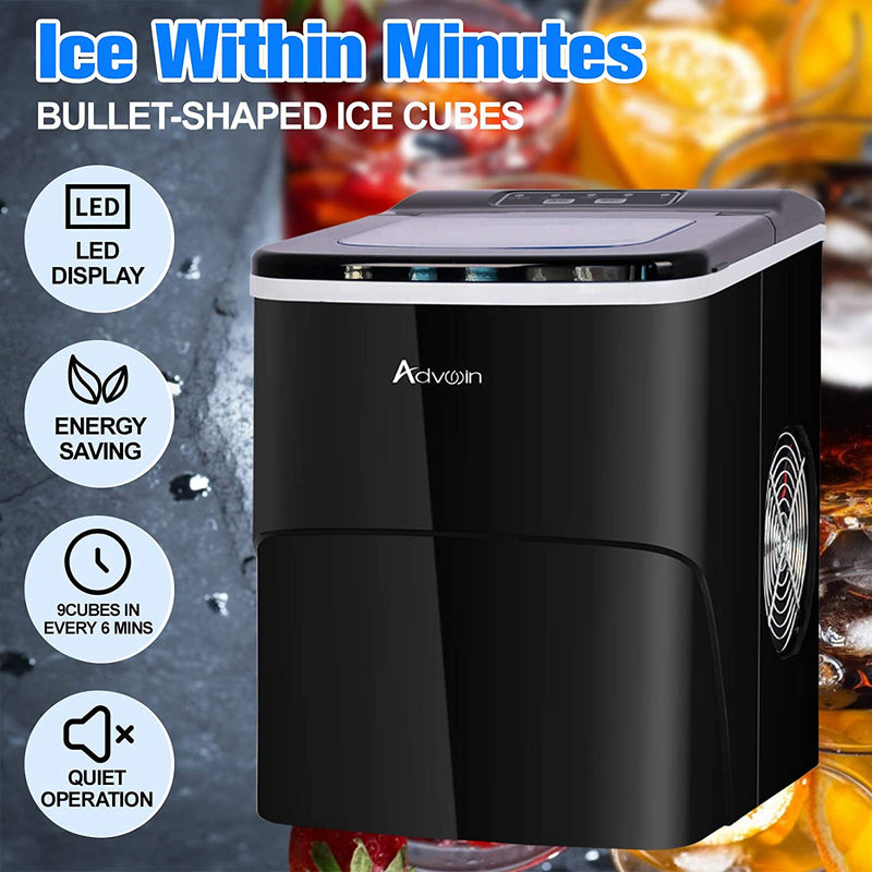 Advwin Countertop 2.2L Commercial Ice Makers Machine