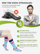 Advwin Stylish Colorful Fun Novelty Socks