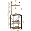 Advwin 6 Tiers Kitchen Bakers Rack with Power Outlet
