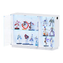 Advwin Glass Display Cabinet w/ 3-Color Sensor LED Light