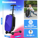 Advwin 2-in-1 Foldable Scooter Suitcase LED Wheels