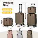 Advwin 20"+14" Hardshell Luggage Set with Silent Wheels