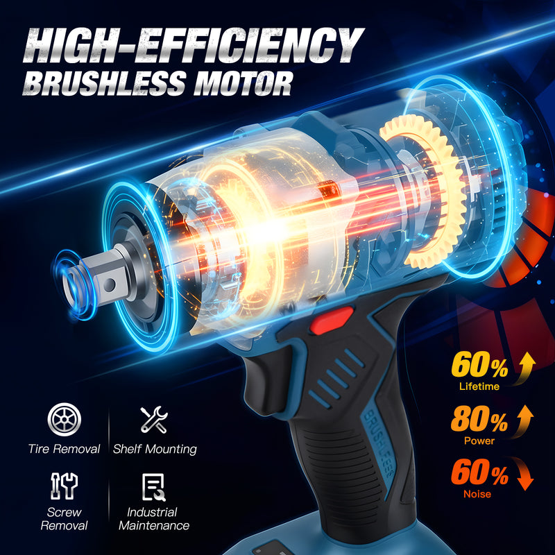 Advwin Electric Drill 3 in 1 Lithium Electric Wrench