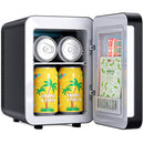 Advwin 4L Mini Fridge with LED Light Black
