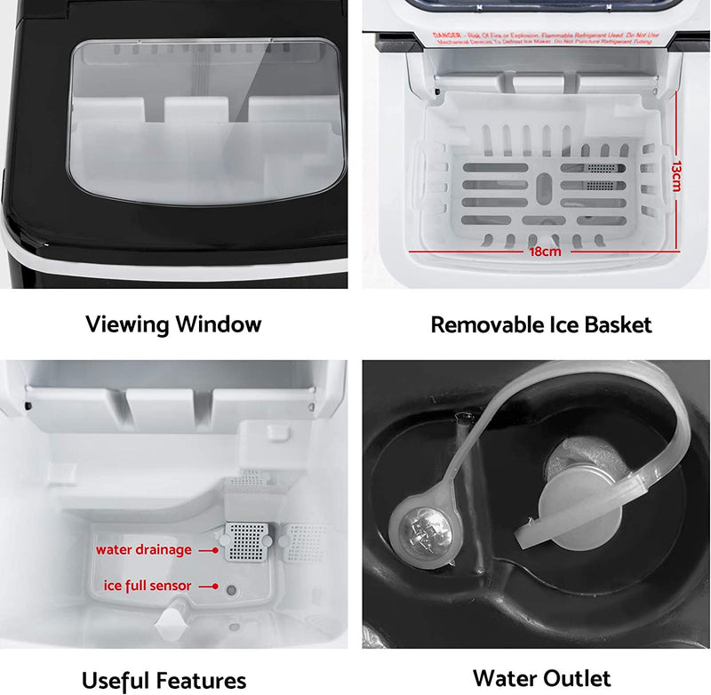 Advwin Countertop 2.2L Commercial Ice Makers Machine