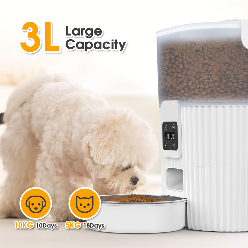Advwin 3L Automatic Pet Feeder Smart Food Dispenser