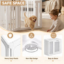 Advwin Pet Playpen with 2 Doors for Small Dogs