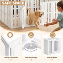 Advwin 20-Panel Dog Playpen with Door 180 x 150 x 61cm