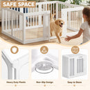 Advwin 10 Panels Dog Playpen with Door 24"H