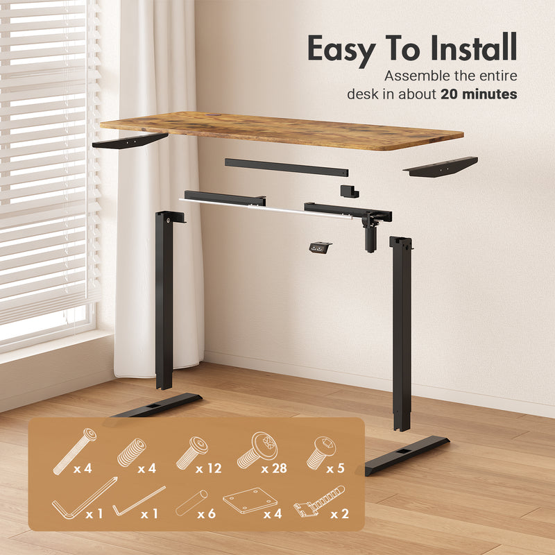 Advwin Electric Adjustable Height Standing Desk 120cm