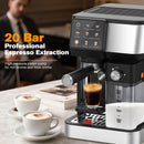 Advwin 3-in-1 Espresso Coffee Machine with Milk Frothe