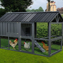 Advwin 16pcs Galvanized Steel Roof Panels