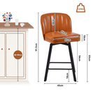 Advwin Set of 4 360° Swivel Bar Stools