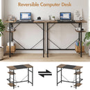 Advwin 90cm Reversible Computer Desk for Home & Office