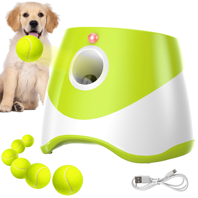 Advwin Automatic Dog Ball Launcher Yellow - Main Image