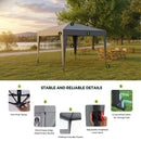 Advwin Folding Pop-up Gazebo Marquee 3*3m