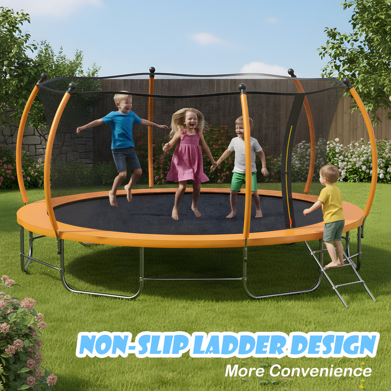Advwin 12FT Recreational Trampoline Outdoor for Kids