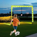 Advwin Light Up Soccer Goals for Kids with Carry Bag