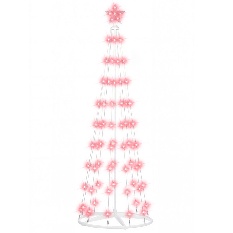Advwin 204cm Christmas Cone Tree Lights with LED Lights