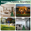 Advwin Golf Putting Mat with Auto Ball Return & 3 Holes