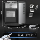 Advwin 12KG Crescent Ice Machine with 15-Min Cycle