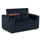 Advwin 3-in-1 Velvet Convertible Sofa Bed