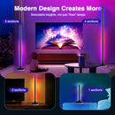 Advwin 4-Segment Modular LED Corner Floor Lamp