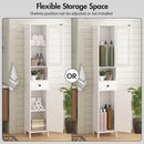 Advwin 170cm Tall Slim Bathroom Storage Cabinet