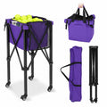 Advwin Foldable Tennis Ball Cart with Carry Bag