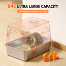 Advwin XL Stainless Steel Cat Litter Box with Lid