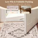 Advwin Vintage Thick Carpet Non-Slip Washable Rug Beige (Pre-Order)
