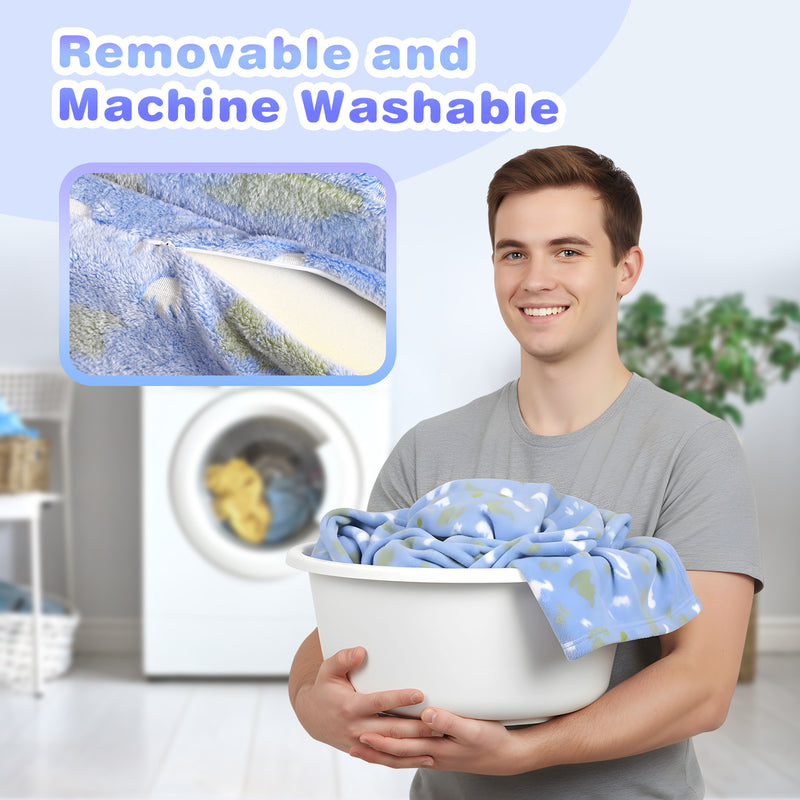 Advwin 2-in-1 Toddler Couch Folding Sofa Bed Convertible