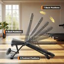 Advwin Adjustable Weight Bench 300KG Capacity